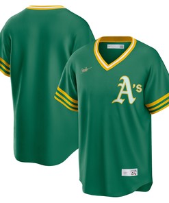 Oakland Athletics Road Cooperstown Collection Team Jersey - Kelly Green Mlb