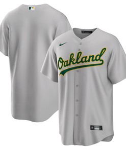 Oakland Athletics Road Replica Team Jersey Gray Mlb