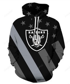 Oakland Raiders 3D Hoodie Zip Hoodie Style 3