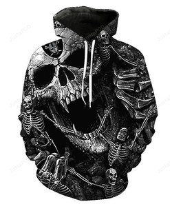 Oakland Raiders 3D Hoodie Zip Hoodie Style 4
