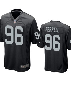 Oakland Raiders Clelin Ferrell 2019 Nfl Draft Black Game Jersey