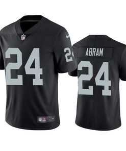 Oakland Raiders Johnathan Abram 2019 Nfl Draft Black Vapor Limited Jersey