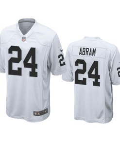 Oakland Raiders Johnathan Abram 2019 Nfl Draft White Game Jersey