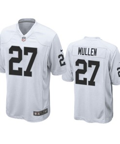 Oakland Raiders Trayvon Mullen 2019 Nfl Draft White Game Jersey