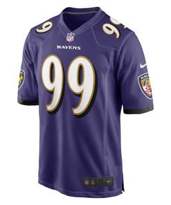 Odafe Oweh 99 Baltimore Ravens Game Jersey - Purple