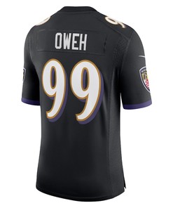Odafe Oweh 99 Baltimore Ravens Vapor Limited Jersey - Black