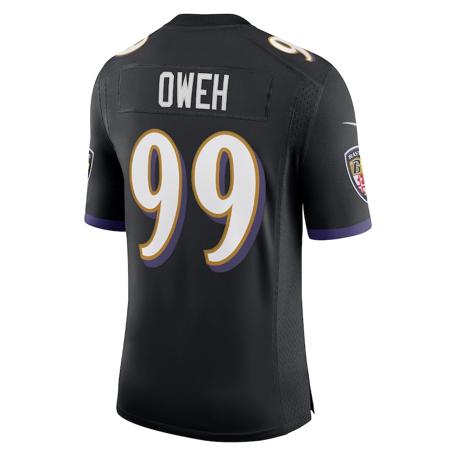 Odafe Oweh 99 Baltimore Ravens Vapor Limited Jersey - Black