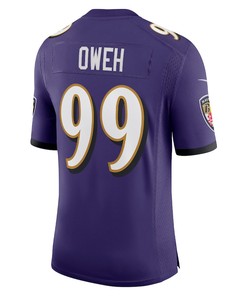 Odafe Oweh 99 Baltimore Ravens Vapor Limited Jersey - Purple