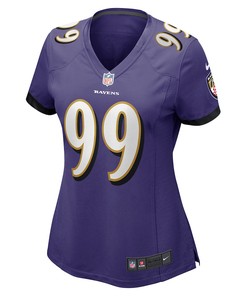 Odafe Oweh 99 Baltimore Ravens Women's Game Jersey - Purple