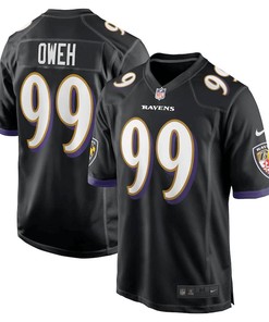 Odafe Oweh 99 altimore Ravens Game Jersey - Black