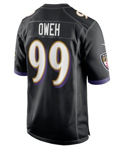 Odafe Oweh 99 altimore Ravens Game Jersey - Black