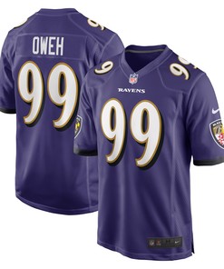Odafe Oweh Baltimore Ravens Game Jersey - Purple Nfl