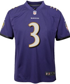Odell Beckham Jr. 3 Baltimore Ravens Game Youth Jersey - Purple