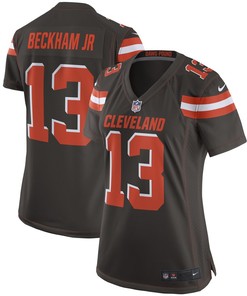 Odell Beckham Jr Cleveland Browns Nike Womens Game Jersey - Brown