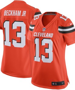 Odell Beckham Jr Cleveland Browns Nike Womens Game Jersey - Orange