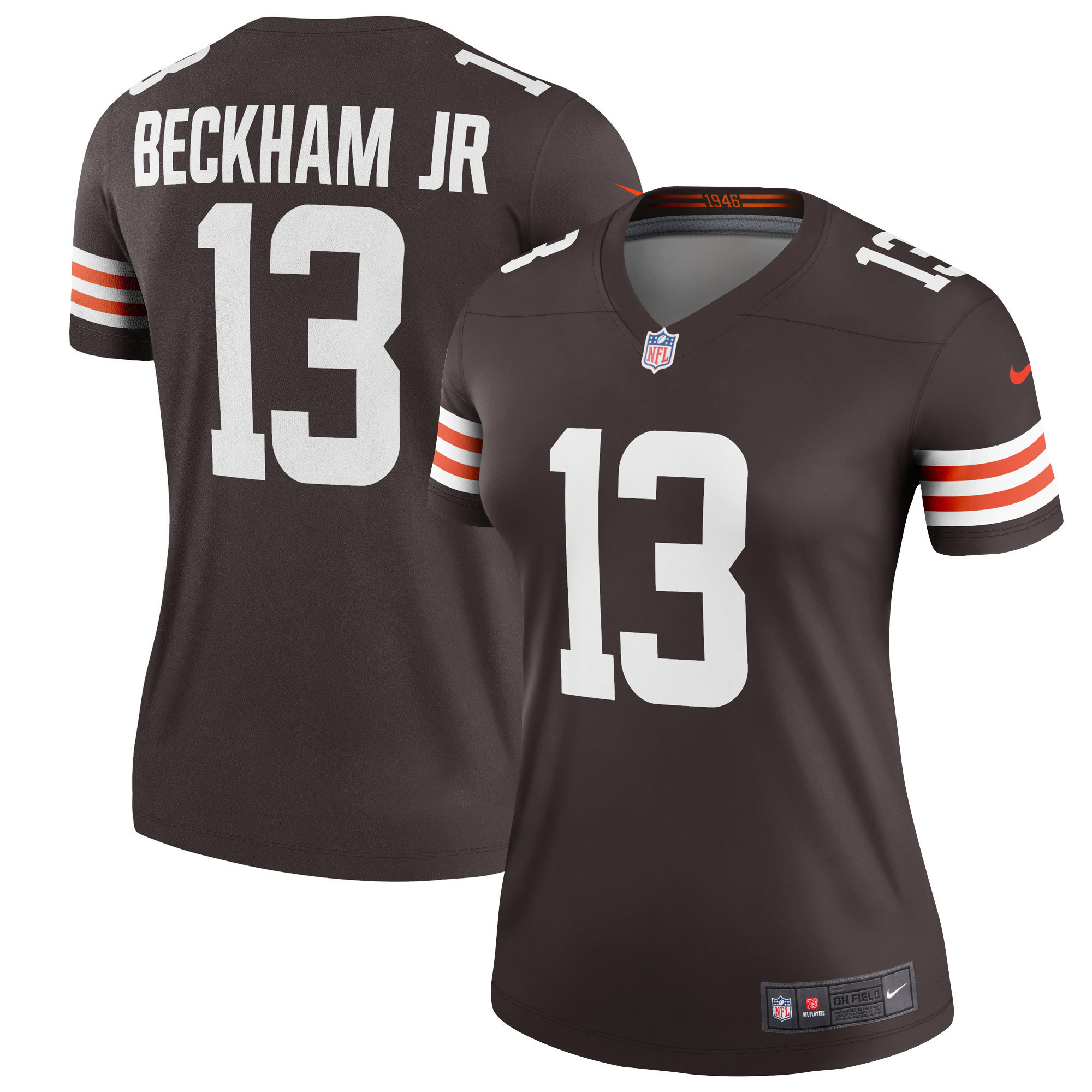 Odell Beckham Jr. Cleveland Browns Womens Player Legend Jersey - Brown Nfl