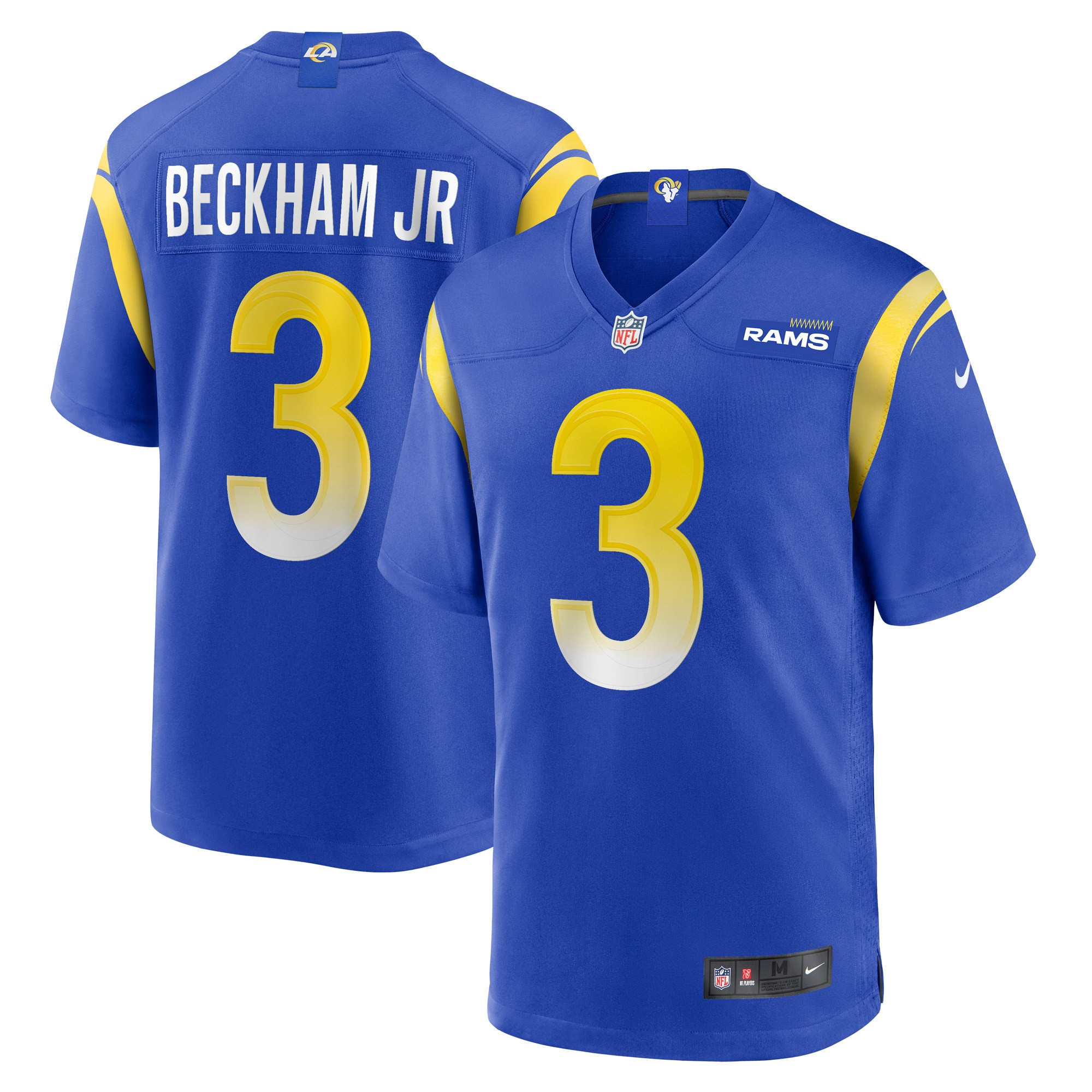 Odell Beckham Jr. Los Angeles Rams Game Jersey - Royal Nfl