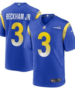 Odell Beckham Jr Los Angeles Rams Game Jersey Royal Nfl