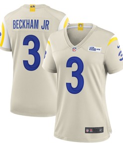 Odell Beckham Jr Los Angeles Rams Womens Game Jersey Bone Nfl