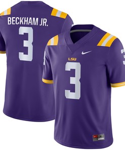 Odell Beckham Jr Lsu Tigers Game Jersey - Purple Ncaa