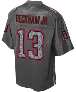 Odell Beckham Jr New York Giants Nfl Pro Line Fashion Static Jersey - Gray
