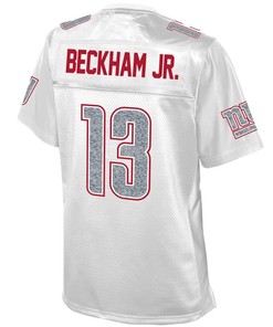 Odell Beckham Jr New York Giants Nfl Pro Line Womens White Out Fashion Jersey - White