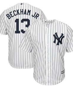 Odell Beckham Jr New York Yankees X Crossover Cool Base Player Jersey - White