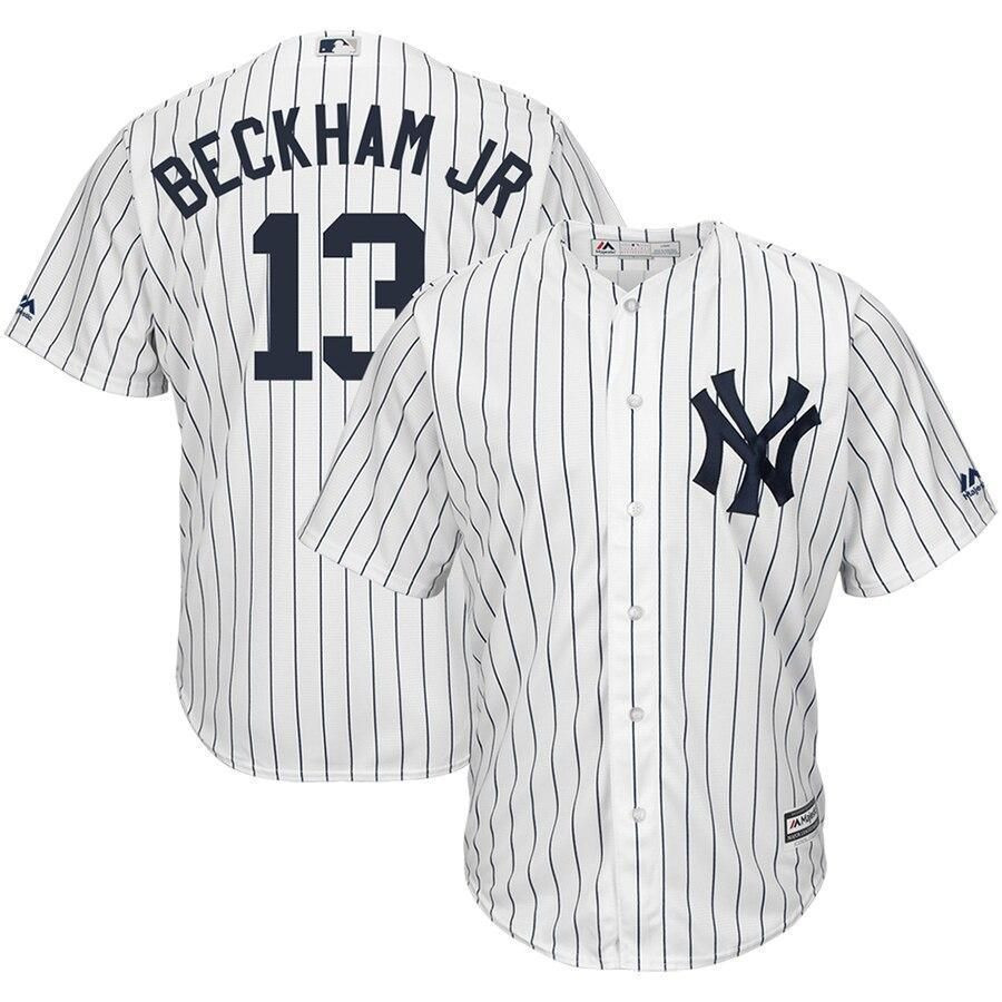 Odell Beckham Jr New York Yankees X Crossover Cool Base Player Jersey - White