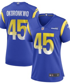 Ogbonnia Okoronkwo Los Angeles Rams Womens Game Jersey - Royal Nfl