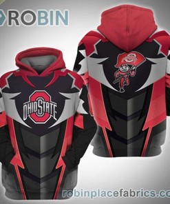 Ohio State Buckeyes 3D Printed Hoodie