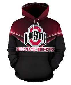 Ohio State Buckeyes 3D Printed Hoodie/Zipper Hoodie
