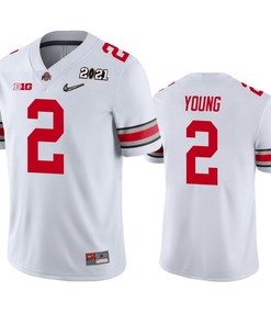 Ohio State Buckeyes Chase Young 2021 National Championship White Jersey