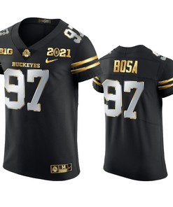 Ohio State Buckeyes Joey Bosa 2021 National Championship Black Jersey