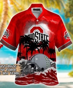 Ohio State Buckeyes NCAA Best Hawaiian Shirt Ever- Customize Any Team Any League