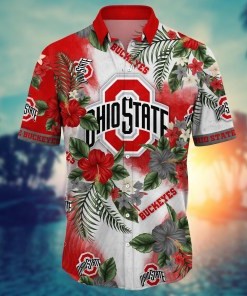 Ohio State Buckeyes NCAA Flower Hawaii Shirt For Fans Ver 1