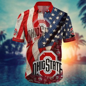 Ohio State Buckeyes NCAA Flower Hawaii Shirt For Fans Ver 10