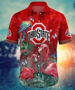 Ohio State Buckeyes NCAA Flower Hawaii Shirt For Fans Ver 12