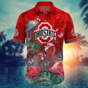 Ohio State Buckeyes NCAA Flower Hawaii Shirt For Fans Ver 12