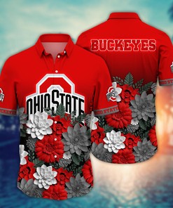 Ohio State Buckeyes NCAA Flower Hawaii Shirt For Fans Ver 13