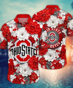 Ohio State Buckeyes NCAA Flower Hawaii Shirt For Fans Ver 14