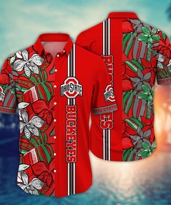 Ohio State Buckeyes NCAA Flower Hawaii Shirt For Fans Ver 15