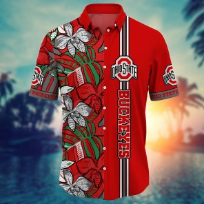 Ohio State Buckeyes NCAA Flower Hawaii Shirt For Fans Ver 15