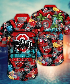 Ohio State Buckeyes NCAA Flower Hawaii Shirt For Fans Ver 16