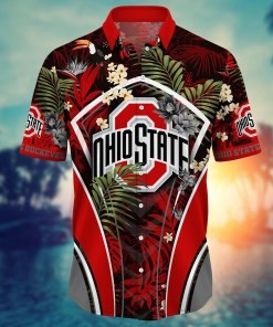 Ohio State Buckeyes NCAA Flower Hawaii Shirt For Fans Ver 17