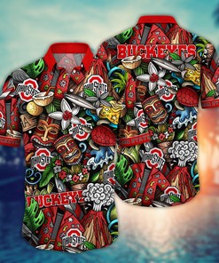 Ohio State Buckeyes NCAA Flower Hawaii Shirt For Fans Ver 18