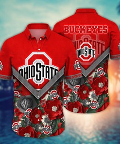 Ohio State Buckeyes NCAA Flower Hawaii Shirt For Fans Ver 19