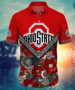 Ohio State Buckeyes NCAA Flower Hawaii Shirt For Fans Ver 19