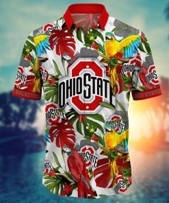 Ohio State Buckeyes NCAA Flower Hawaii Shirt For Fans Ver 2