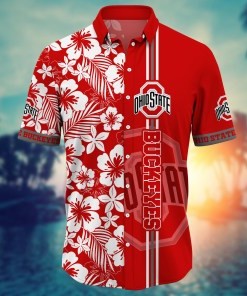 Ohio State Buckeyes NCAA Flower Hawaii Shirt For Fans Ver 20