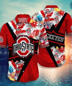 Ohio State Buckeyes NCAA Flower Hawaii Shirt For Fans Ver 22